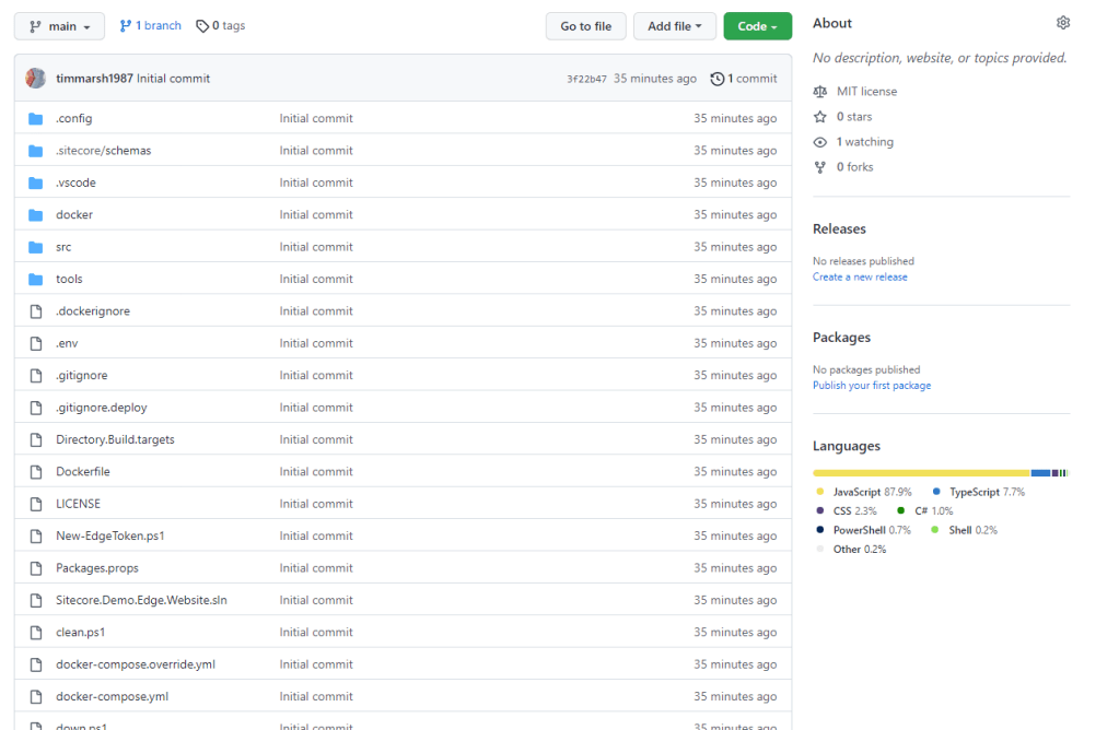 Sitecore XM Cloud Github repo