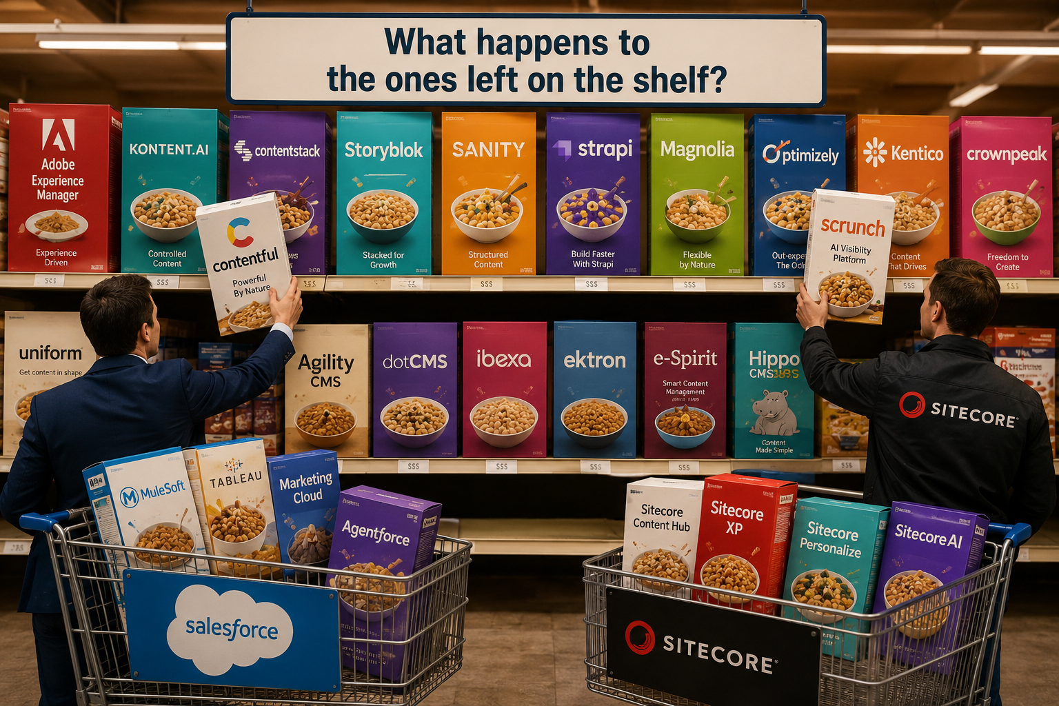 Why Are CMS Vendors Suddenly Buying Everything Except other CMS platforms?